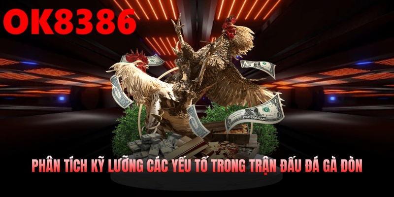 Phân tích kỹ lưỡng các yếu tố trong trận đấu đá gà đòn